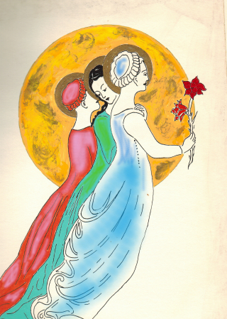 Three graces - three senses of self