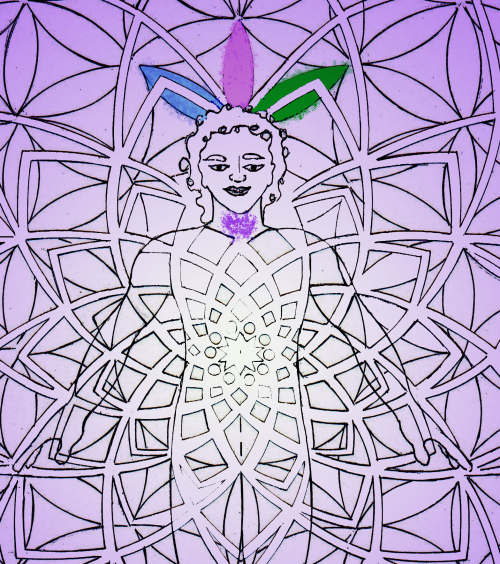 # 1 -  NEW - 4-D  Mandala Crown in large flower  small version (1)