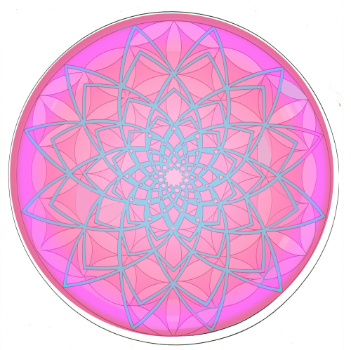 MANDALA. - colored MANDALA. - colored