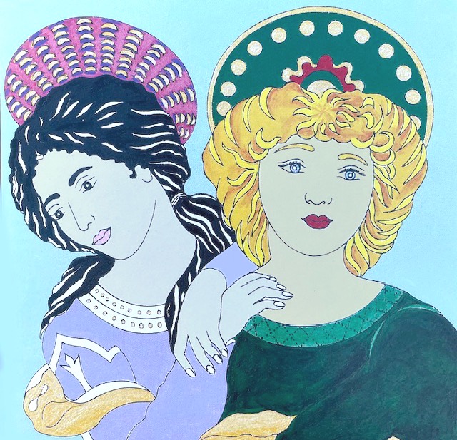 The Angels of Friendship Colored The Angels of Friendship Colored